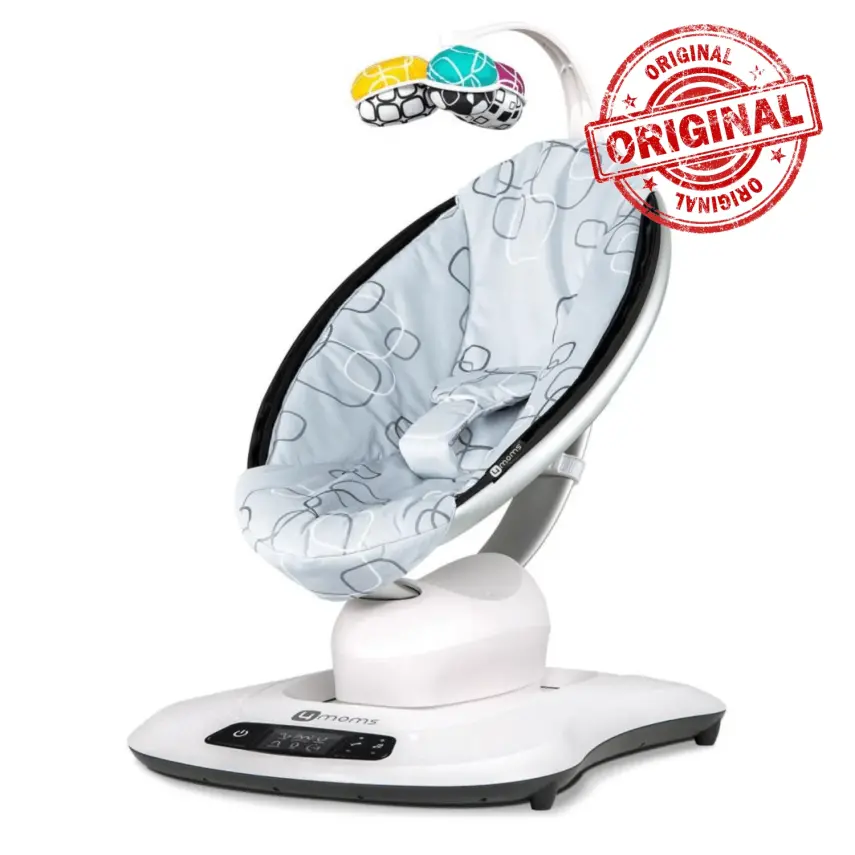 4moms MamaRoo 4.0 App Elektrikli Ana Kucağı Silver Plush - 6
