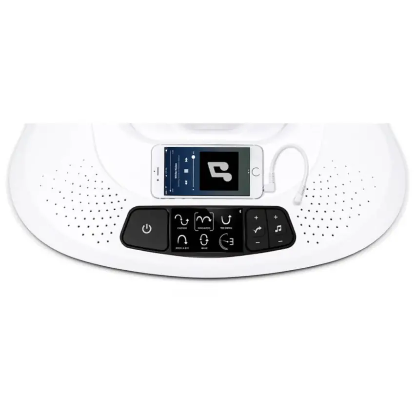 4moms MamaRoo 4.0 App Elektrikli Ana Kucağı Silver Plush - 4