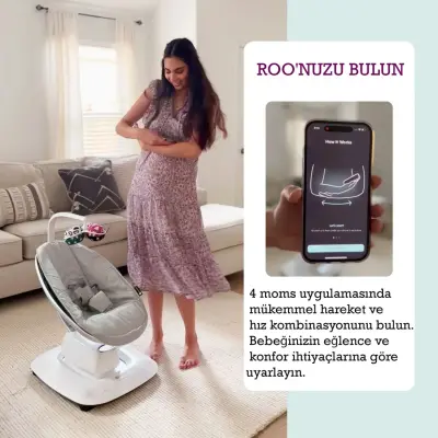 4moms MamaRoo 5.0 Elektrikli Ana Kucağı RoseWood (1)
