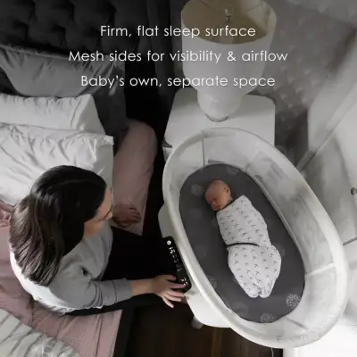 4moms Mamaroo Sleep Bassinet Grey - 3