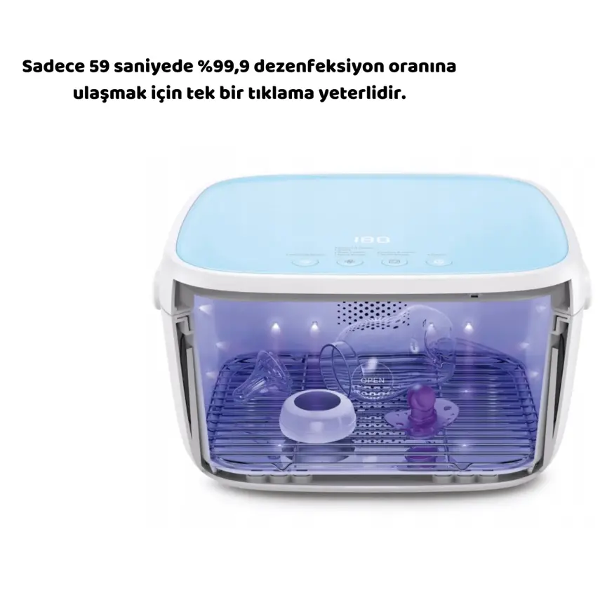 59S T5 Ultraviyole-C Led Çok Fonksiyonlu Bebek Sterilizasyon Cihazı - 4