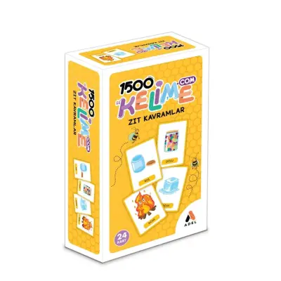 Adel Zıt Kavramlar 1.500 Kelime - 1