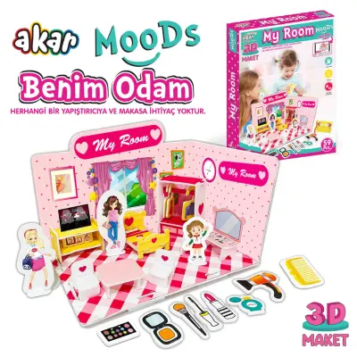 Akar Moods Benim Odam 3D Maket - 3