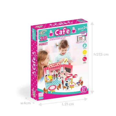 Akar Moods Cafe 3D Maket (1)