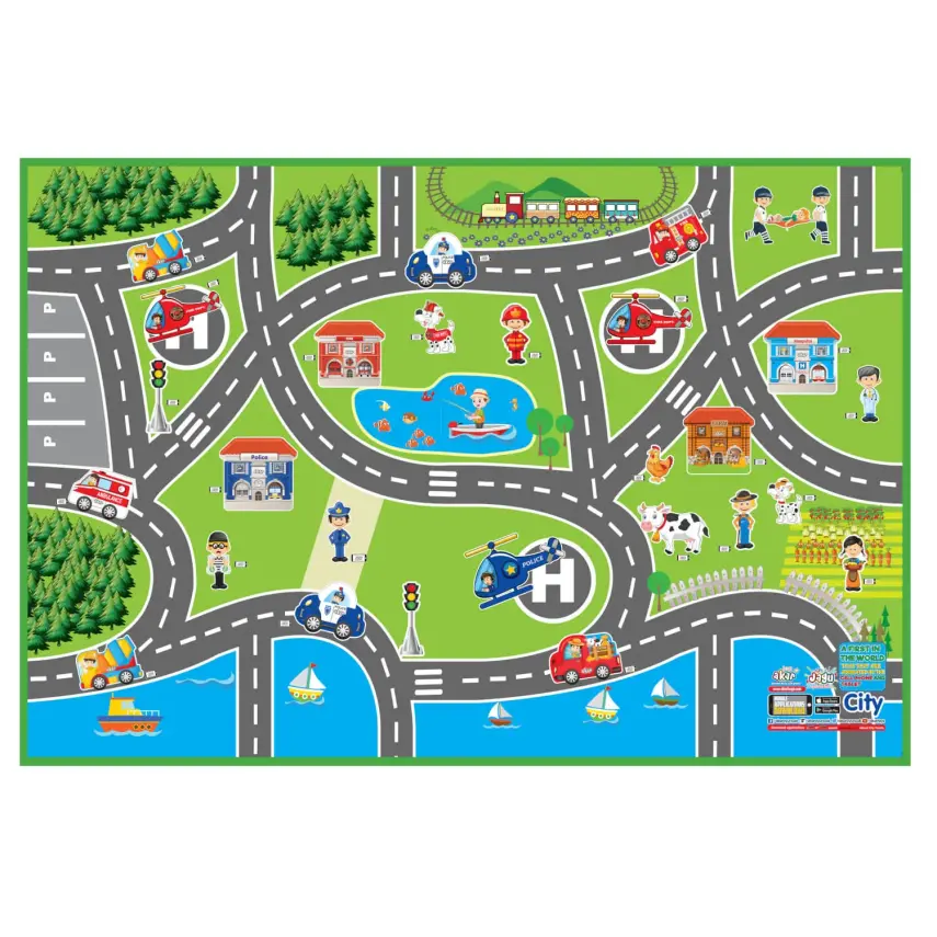 Akar Oyun Halısı City 100X150cm - 2