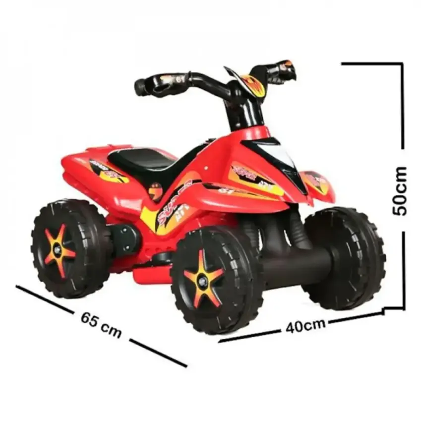Akülü Atv 6 Volt Siyah - 1