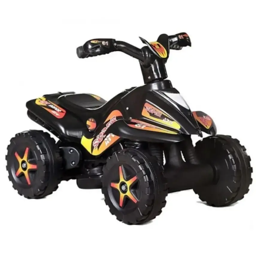Akülü Atv 6 Volt Siyah - 4