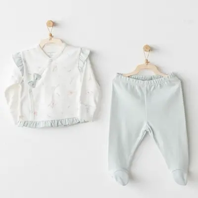 Andy Wawa 2Li Bebek Zıbın Takımı Love Family Mint Unisex - 1