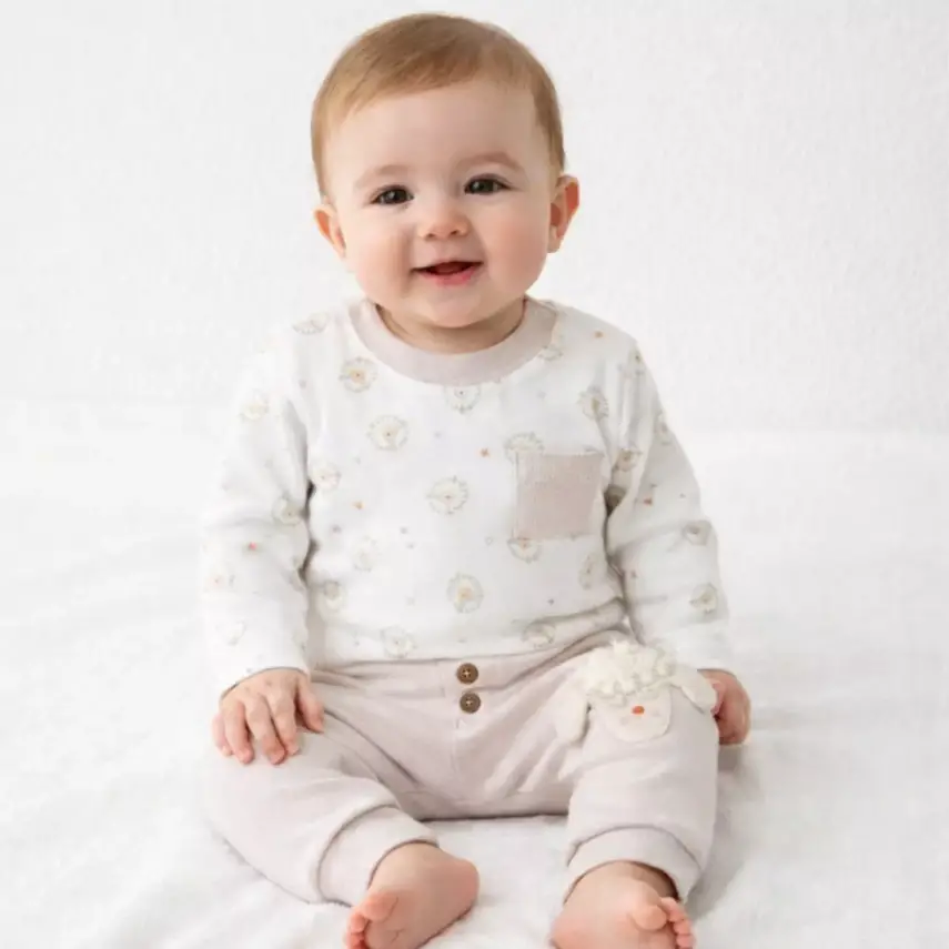 Andy Wawa 2li Takım Tinny S Sheeps Bej - 2