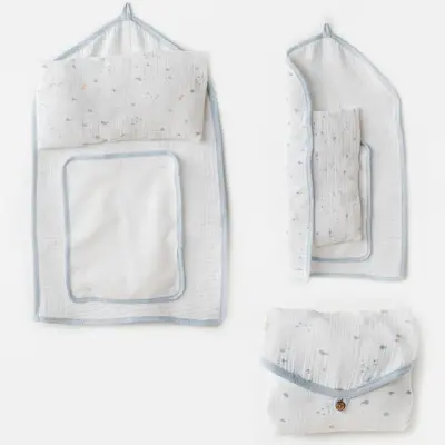 Andy Wawa Alt Açma Müslin Ocean Is My Happy Place Beyaz