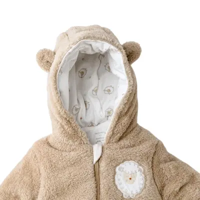 Andy Wawa Erkek Kozmonot Pramsuit Welsoft Tinny S Sheeps Bej - 2