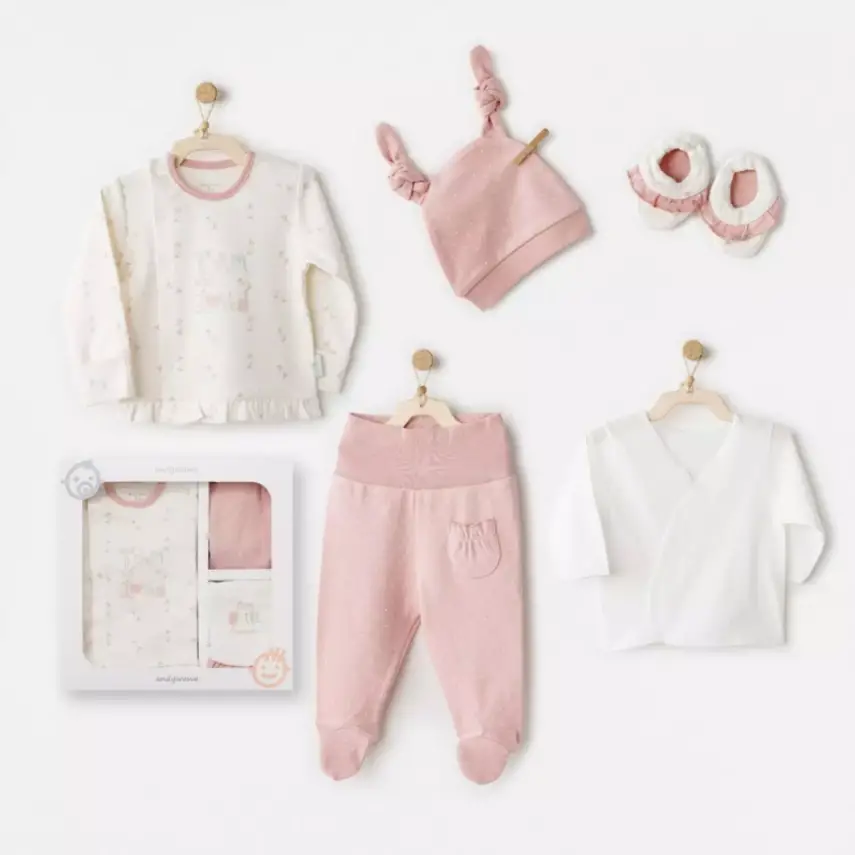 Andy Wawa Hastane Çıkışı 5li Mon Petit Amour Ekru - 1