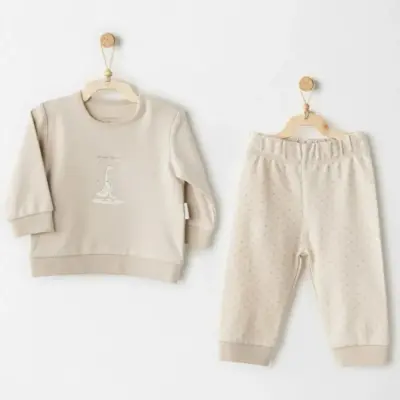 Andy Wawa Kız 2li Takım You Are Special Bej