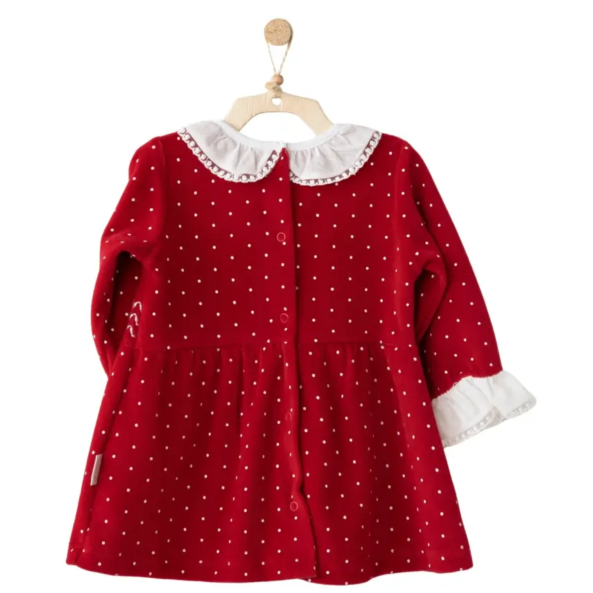 Andy Wawa Kız Elbise Bant Takım Party Kırmızı - 6