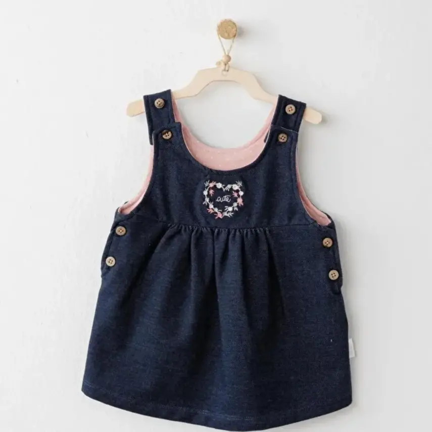 Andy Wawa Kız Elbise Takım Mon Petit Amour Denim - 2