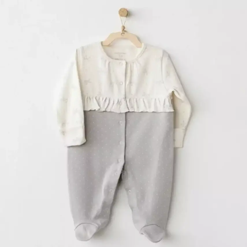 Andy Wawa Tulum Baby Bow Bliss Ekru - Gri - 1