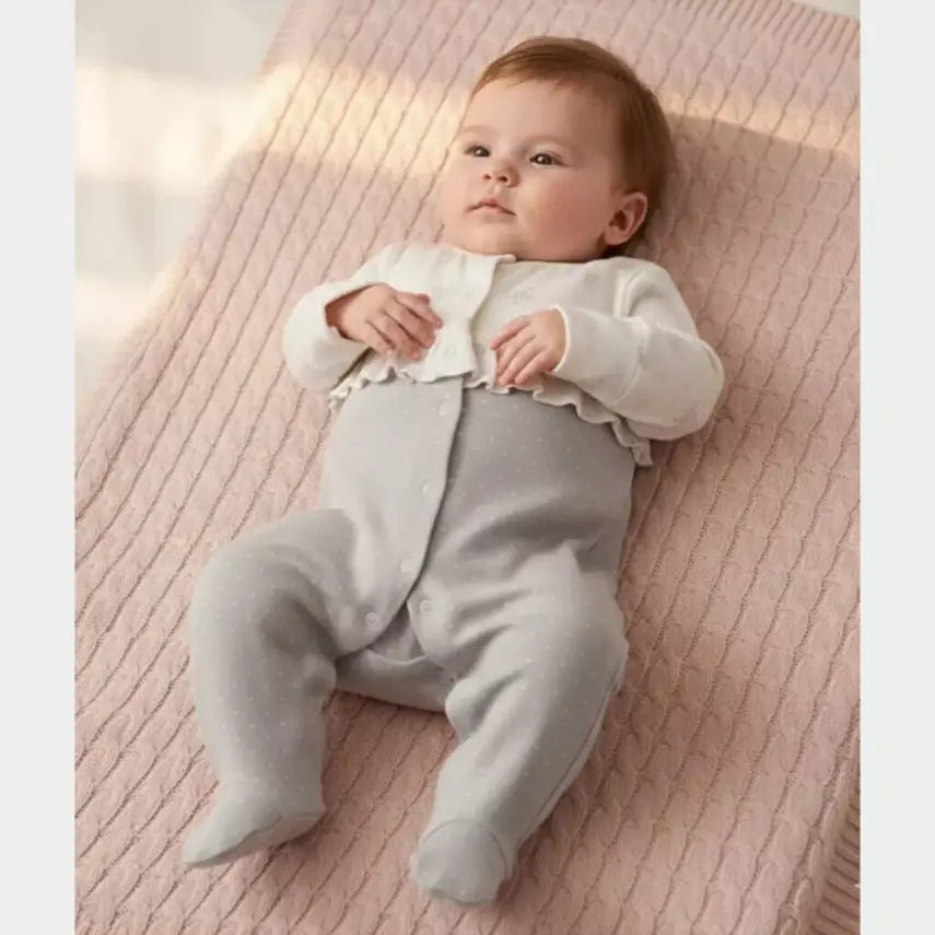 Andy Wawa Tulum Baby Bow Bliss Ekru - Gri - 2