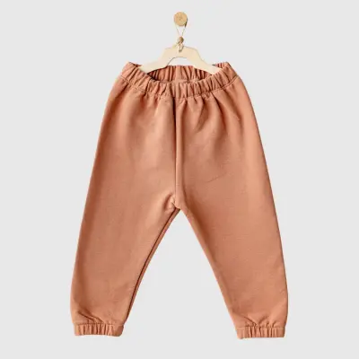 Andy Wawa Unisex Kışlık Bebek Pantolon Basic Gül Kurusu - 2