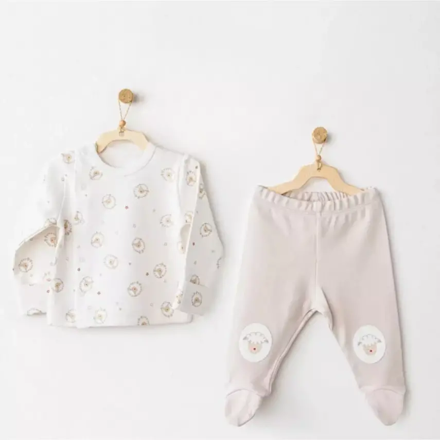 Andy Wawa Zıbın Takımı 3lü Tinny S Sheeps Ekru - 2