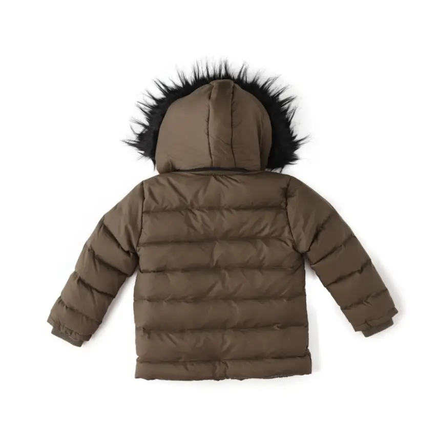 Angeltouch Erkek Su Geçirmez Kaz Tüyü Kaban Haki - 5