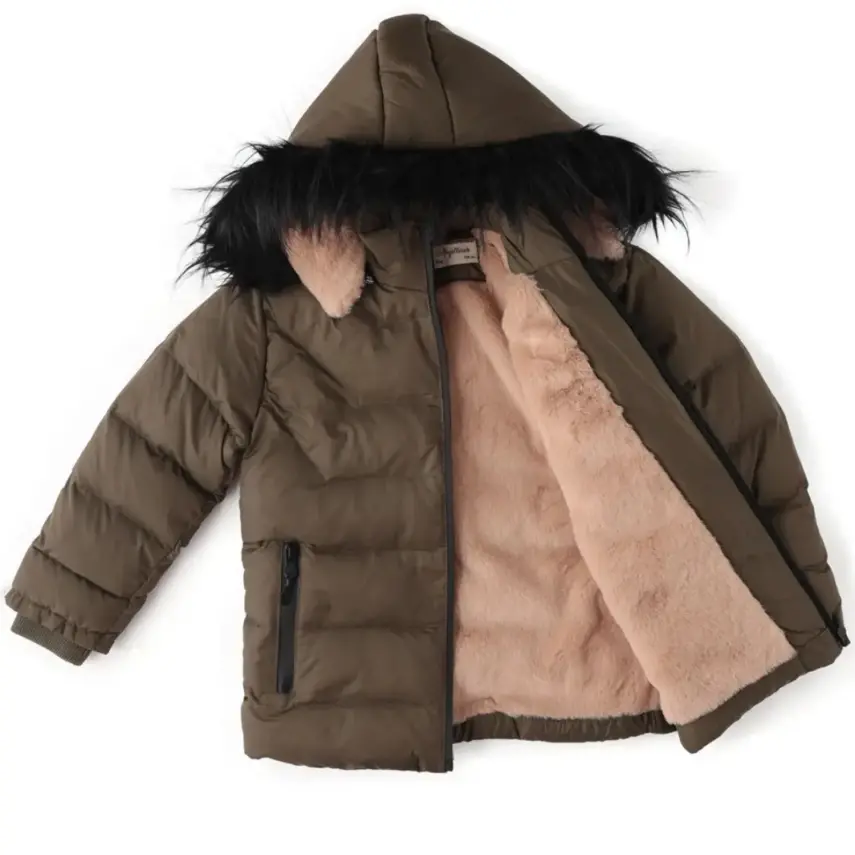 Angeltouch Erkek Su Geçirmez Kaz Tüyü Kaban Haki - 6