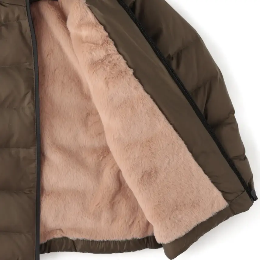 Angeltouch Erkek Su Geçirmez Kaz Tüyü Kaban Haki - 4