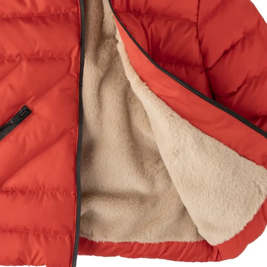 Angeltouch Kız Su Geçirmez Kaban Z Desen Kırmızı - 4