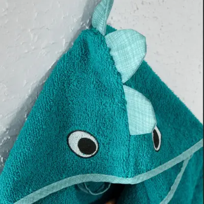 Angeltouch Unisex Bebek Bornozu Figürlü Petrol - 7