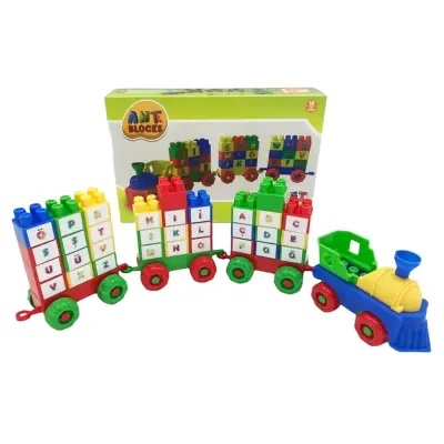 Ant Blocks Harfli Tren Seti 56 Parça