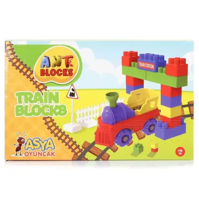 Ant Blocks İstasyon Tren Seti