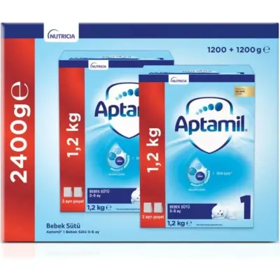 Aptamil 1 Devam Sütü 1200 Gr x2