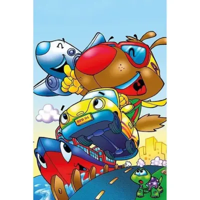 Art Kids Hızlı Köpek Ahşap Puzzle 16 Parça (1)