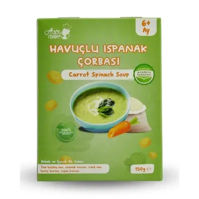 Aşçı Anne Havuçlu Ispanak Çorba 150 gr 