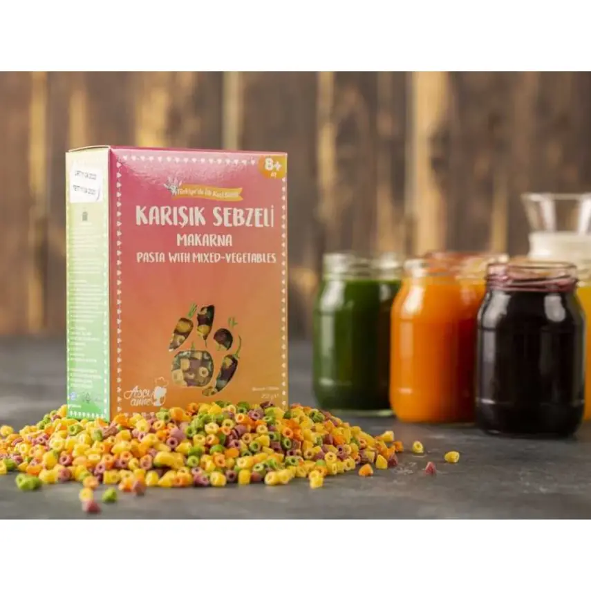 Aşçı Anne Karışık Sebzeli Makarna Boncuk 250 gr - 4