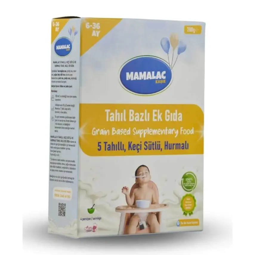 Aşçı Anne Mamalac 5 Tahıllı Keçi Sütlü Hurmalı Kaşık Maması 200 gr - 3