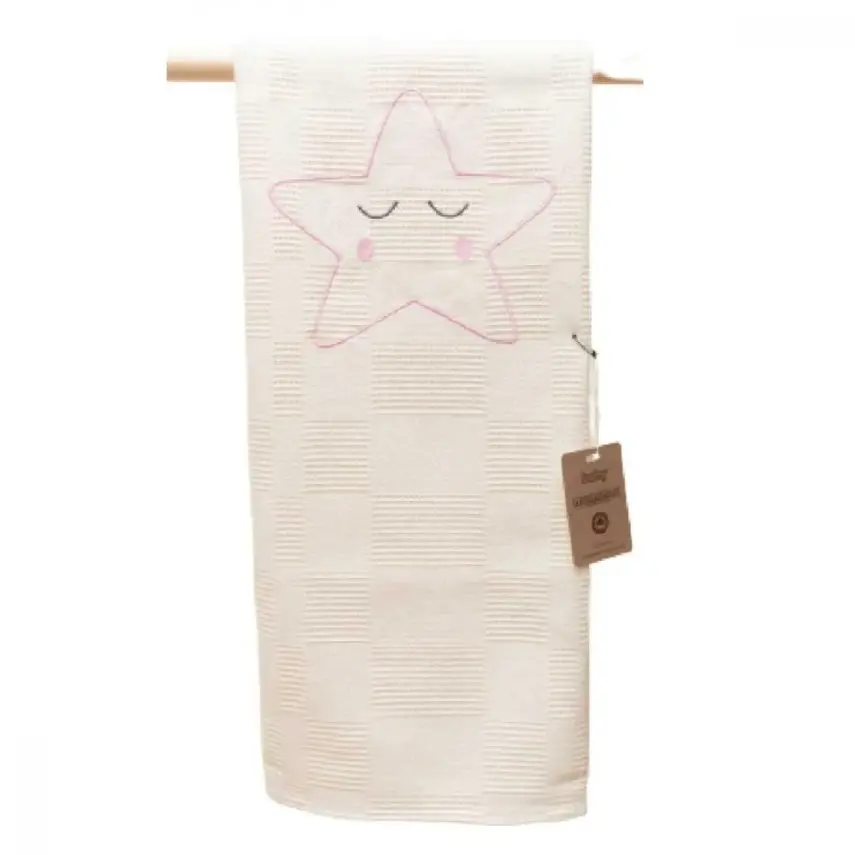 Baby Mammas Pike Ekru - Pembe Yıldızlı 80x90cm - 1