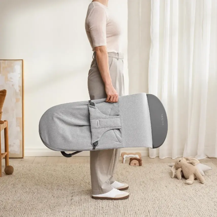 Babybjörn Balance Bliss Ana Kucağı Woven Melange Light Grey - 6