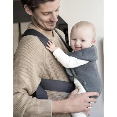 Babybjörn Kanguru Mini 3D Jersey Dark Grey (1)