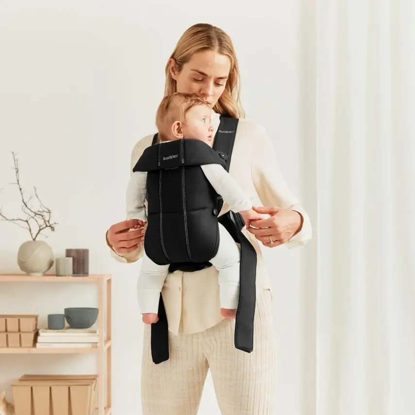 Babybjörn Kanguru Mini Woven Black - 5