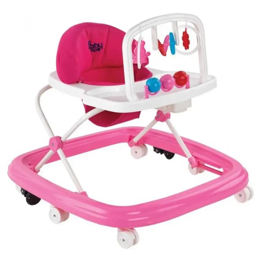 Babyhope 203 Ayarlı Yürüteç Pembe - 1