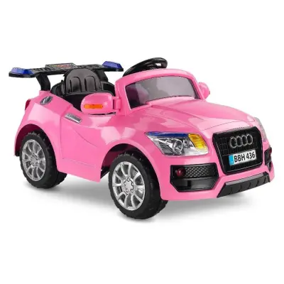 Babyhope 436 Akülü Araba Pembe (1)