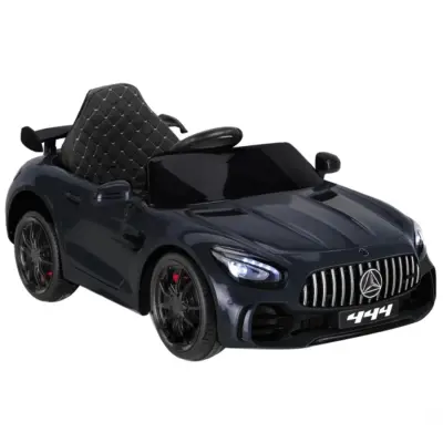 Babyhope 444 GTR Sport Akülü Araba Siyah 12V 