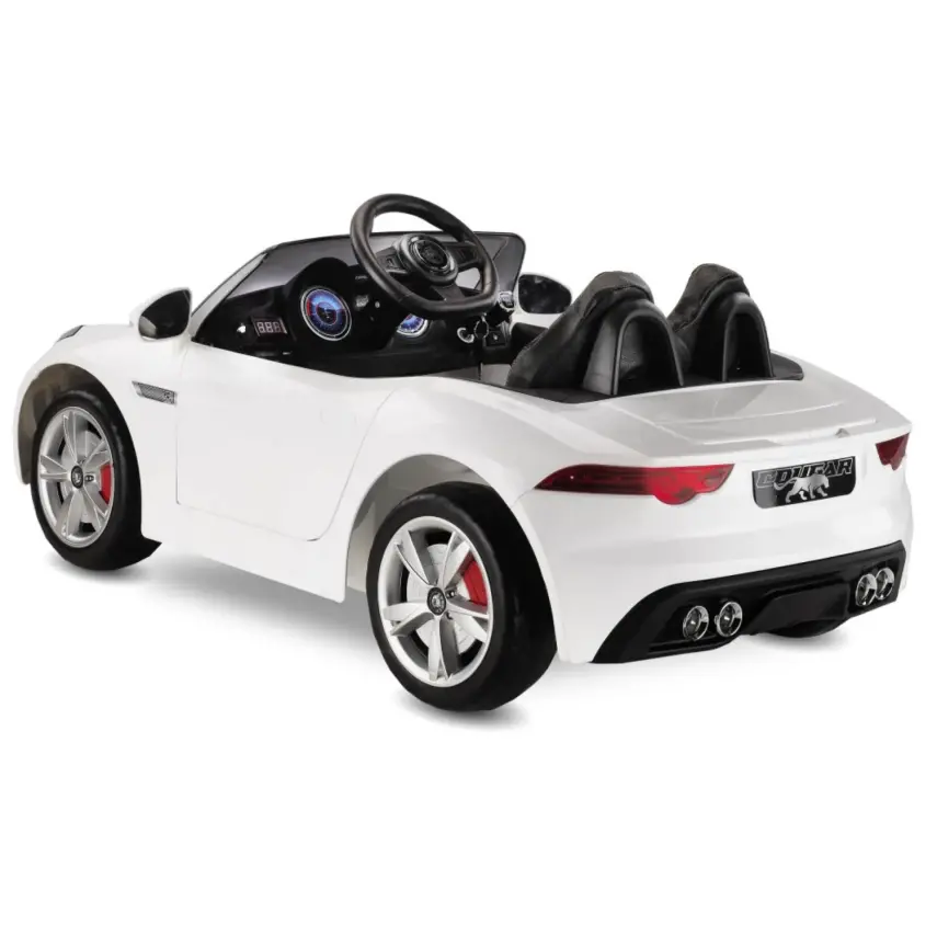 Babyhope Cougar Akülü Araba 12V Beyaz - 3