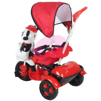 Babyhope Little Panda Bisiklet Kırmızı Siyah (1)