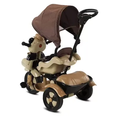 Babyhope Little Panda Lüx Bisiklet Kahve - 4