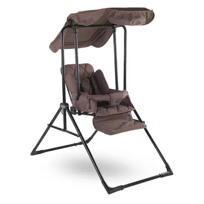 Babyhope Yatarlı Salıncak Kahverengi - 1