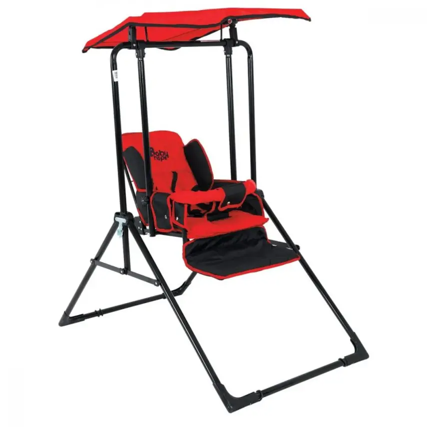 Babyhope Yatarlı Salıncak Kırmızı-Siyah - 1