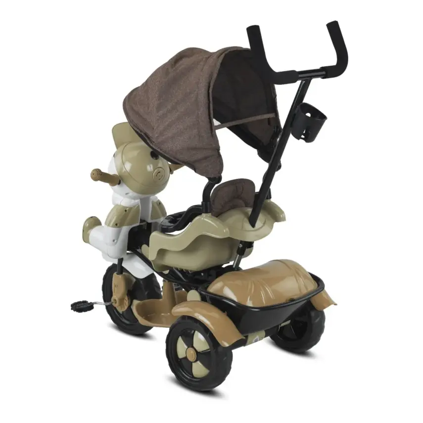 Babyhope Yupi Triycle Üç Tekerlikli Bisiklet Kahve - 3