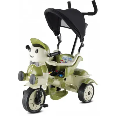 Babyhope Yupi Triycle Üç Tekerlikli Bisiklet Yeşil Bej (1)