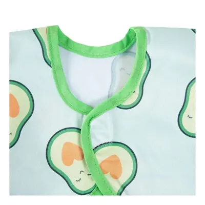 Babyjem Baskılı BLW Kollu Mama Önlüğü Avokado Desenli - 3